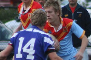 Smallie goes for a run - De La Salle v St. John's Bosco U16A's Rnd 8 aCTioN (Photo's : ourfooty media)