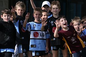 Little Sharkies come to cheer on the big boys (Photo : ourfooty media) 