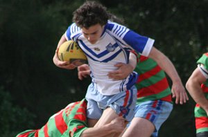 Sharks Knockout's Under 16's Grand Final - Engadine HS v Heathcote HS action (Photo : ourfooty media)
