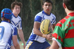 Sharks Knockout's Under 16's Grand Final - Engadine HS v Heathcote HS action (Photo : ourfooty media)