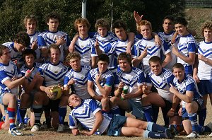 Sharks Knockout's Under 16's Grand Final - Engadine HS v Heathcote HS action (Photo : ourfooty media)