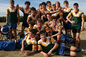 Sharks Knockout's Under 16's Grand Final - Engadine HS v Heathcote HS action (Photo : ourfooty media)