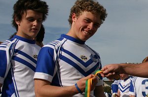 Smile Chezza - Sharks Knockout's Under 16's Grand Final - Engadine HS v Heathcote HS action (Photo : ourfooty media)