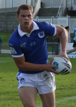 Cheyse Blair looking for a gap - SG BALL Quarter Final - Newtown Jets v Canterbury Bulldogs ACTioN FoTo'S (Photo's : ourfooty media)