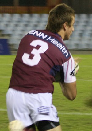Josh Portlock heads for the line, Manly SeaEagles were too good for the Townsville Stingers at Toyota Stadium (Photo : ourfooty media)