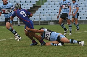 Cronulla Sharks V Newcastle Knights SG Ball Rnd 2 action (Photo's : ourfooty media)
