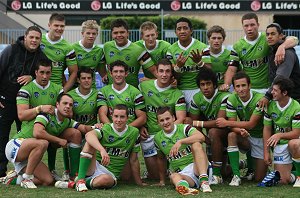 Canberra Raiders SG Ball Cup team after Rnd 8 vs Sharks (Photo : ourfooty media)