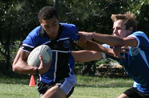 Woolooware HS v Sylvania HS Schoolboys Trophy action (photo's : ourfootymedia)