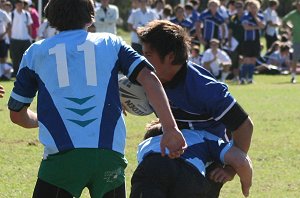 Woolooware HS v Sylvania HS Schoolboys Trophy action (photo's : ourfootymedia)