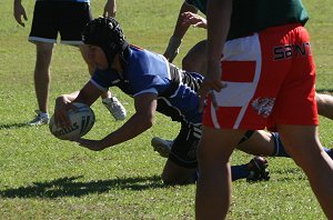 Woolooware HS v Sylvania HS Schoolboys Trophy action (photo's : ourfootymedia)