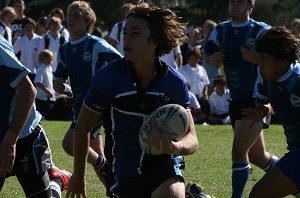Woolooware HS v Sylvania HS Schoolboys Trophy action (photo's : ourfootymedia)