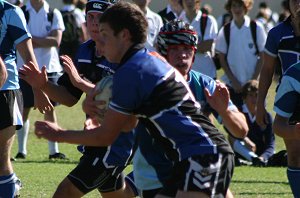 Woolooware HS v Sylvania HS Schoolboys Trophy action (photo's : ourfootymedia)