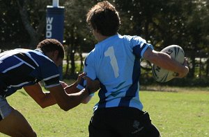 Woolooware HS v Sylvania HS Schoolboys Trophy action (photo's : ourfootymedia)