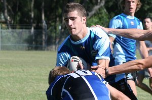 Woolooware HS v Sylvania HS Schoolboys Trophy action (photo's : ourfootymedia)