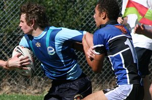 Woolooware HS v Sylvania HS Schoolboys Trophy action (photo's : ourfootymedia)