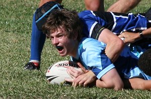 Woolooware HS v Sylvania HS Schoolboys Trophy action (photo's : ourfootymedia)