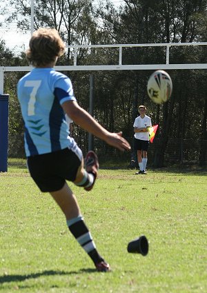 Woolooware HS v Sylvania HS Schoolboys Trophy action (photo's : ourfootymedia)