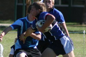 Woolooware HS v Sylvania HS Schoolboys Trophy action (photo's : ourfootymedia)