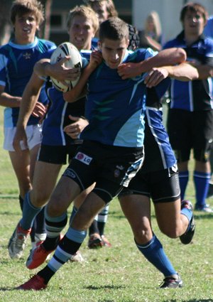 Woolooware HS v Sylvania HS Schoolboys Trophy action (photo's : ourfootymedia)