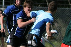 Woolooware HS v Sylvania HS Schoolboys Trophy action (photo's : ourfootymedia)
