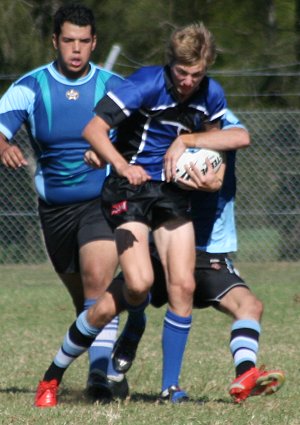 Woolooware HS v Sylvania HS Schoolboys Trophy action (photo's : ourfootymedia)