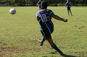 Woolooware HS v Sylvania HS Schoolboys Trophy action (photo's : ourfootymedia)