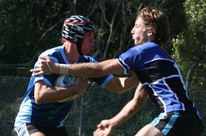 Woolooware HS v Sylvania HS Schoolboys Trophy action (photo's : ourfootymedia)