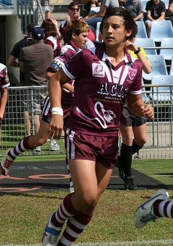 Cronulla Sharks Academy Under 13's v Burleigh BEARS action (Photo : ourfootymedia) 