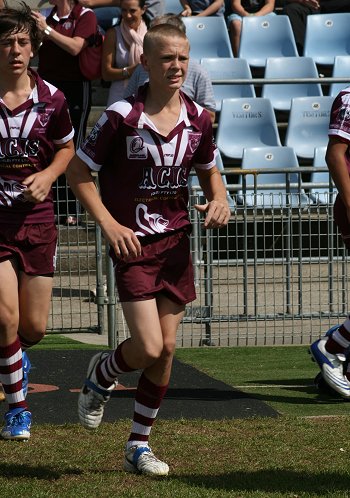 Cronulla Sharks Academy Under 13's v Burleigh BEARS action (Photo : ourfootymedia) 