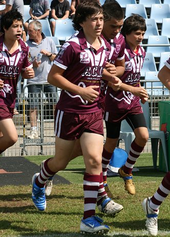 Cronulla Sharks Academy Under 13's v Burleigh BEARS action (Photo : ourfootymedia) 