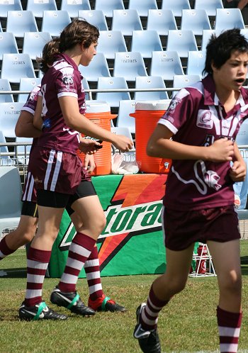 Cronulla Sharks Academy Under 13's v Burleigh BEARS action (Photo : ourfootymedia) 