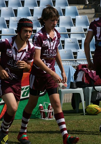 Cronulla Sharks Academy Under 13's v Burleigh BEARS action (Photo : ourfootymedia) 