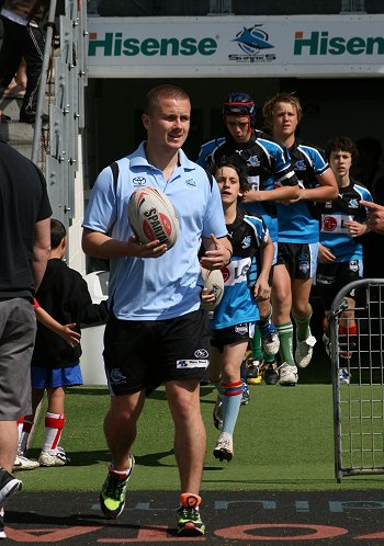 Cronulla Sharks Academy Under 13's v Burleigh BEARS action (Photo : ourfootymedia) 