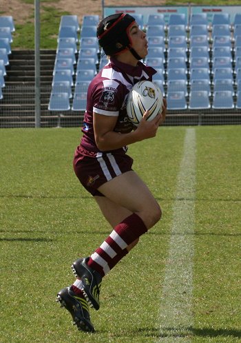 Cronulla Sharks Academy Under 13's v Burleigh BEARS action (Photo : ourfootymedia) 