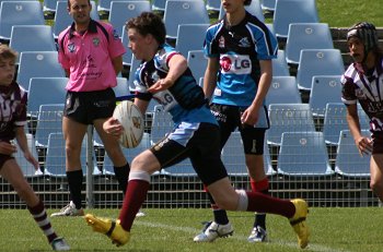 Cronulla Sharks Academy Under 13's v Burleigh BEARS action (Photo : ourfootymedia) 