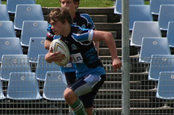 Cronulla Sharks Academy Under 13's v Burleigh BEARS action (Photo : ourfootymedia) 