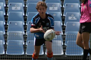 Cronulla Sharks Academy Under 13's v Burleigh BEARS action (Photo : ourfootymedia) 