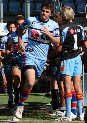 Cronulla Sharks v Sydney Roosters Under 17's Academy Match action (Photo's : ourfootymedia)