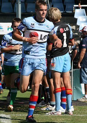 Cronulla Sharks v Sydney Roosters Under 17's Academy Match action (Photo's : ourfootymedia)