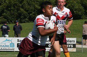 Cronulla Sharks v Sydney Roosters Under 17's Academy Match action (Photo's : ourfootymedia)