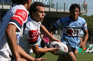 Cronulla Sharks v Sydney Roosters Under 17's Academy Match action (Photo's : ourfootymedia)