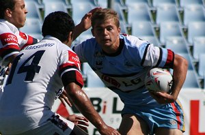 Cronulla Sharks v Sydney Roosters Under 17's Academy Match action (Photo's : ourfootymedia)