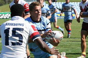 Cronulla Sharks v Sydney Roosters Under 17's Academy Match action (Photo's : ourfootymedia)