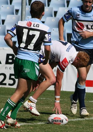 Cronulla Sharks v Sydney Roosters Under 17's Academy Match action (Photo's : ourfootymedia)