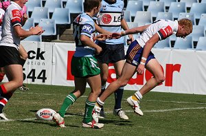 Cronulla Sharks v Sydney Roosters Under 17's Academy Match action (Photo's : ourfootymedia)