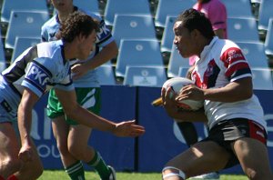 Cronulla Sharks v Sydney Roosters Under 17's Academy Match action (Photo's : ourfootymedia)