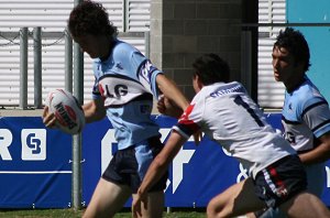 Cronulla Sharks v Sydney Roosters Under 17's Academy Match action (Photo's : ourfootymedia)