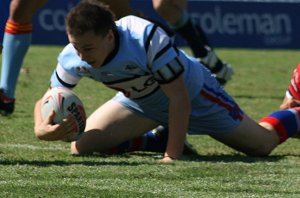 Cronulla Sharks v Sydney Roosters Under 17's Academy Match action (Photo's : ourfootymedia)