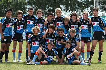 Cronulla Sharks Academy Under 13's Team (Photo : ourfootymedia) 