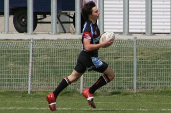 Cronulla Sharks Academy Under 15's v Group 10 JRL action (Photo : ourfootymedia) 
